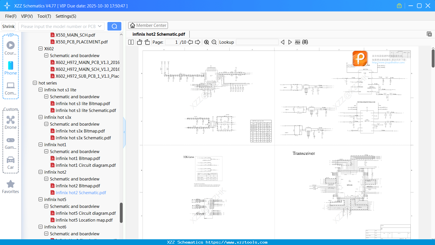 Infinix Hot2 Schematic